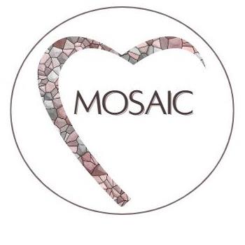 Mosaic heart logo